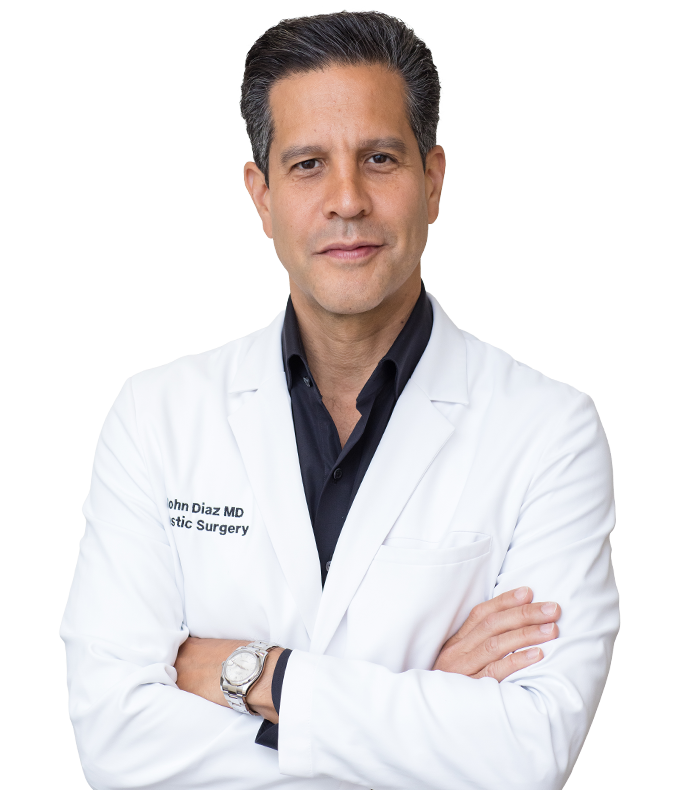 Dr. John Diaz Lab Coat Headshot