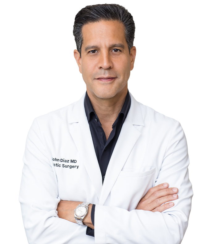 Dr. John Diaz Lab Coat Headshot