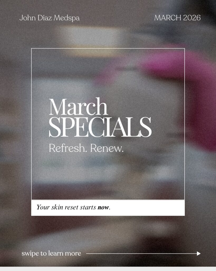 March Specials 2026 John Diaz Medspa Banner